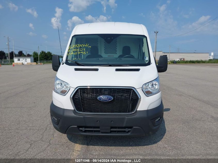 2021 Ford Transit T-250 VIN: 1FTBR1C80MKA27361 Lot: 12071046