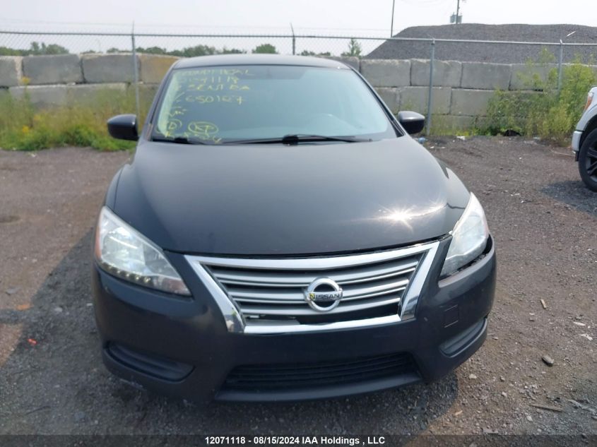 2014 Nissan Sentra VIN: 3N1AB7AP6EL650127 Lot: 12071118