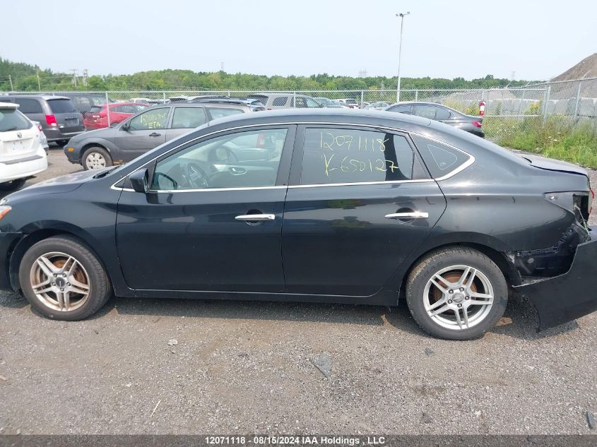 2014 Nissan Sentra VIN: 3N1AB7AP6EL650127 Lot: 12071118