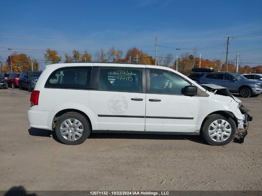 2016 Dodge Grand Caravan Se/Sxt VIN: 2C4RDGBG8GR272195 Lot: 12071132