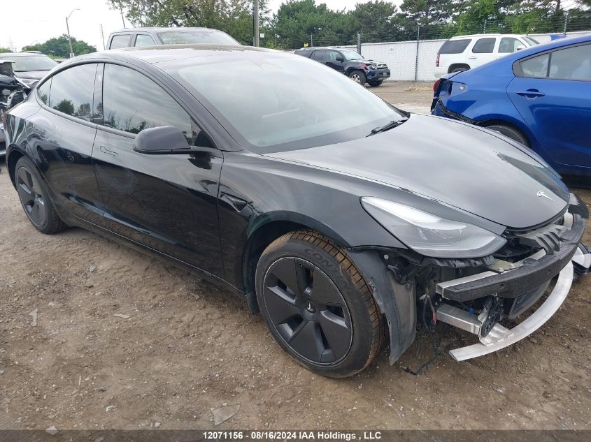 2022 Tesla Model 3 VIN: 5YJ3E1EA6NF332829 Lot: 12071156