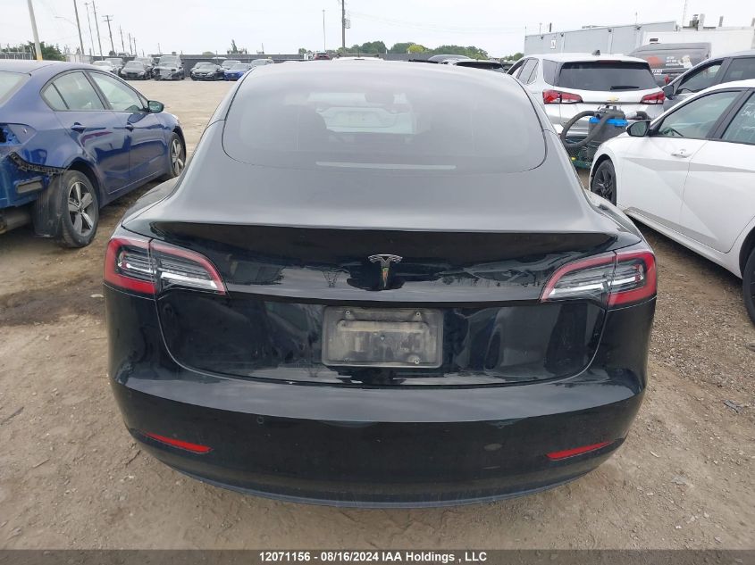 2022 Tesla Model 3 VIN: 5YJ3E1EA6NF332829 Lot: 12071156