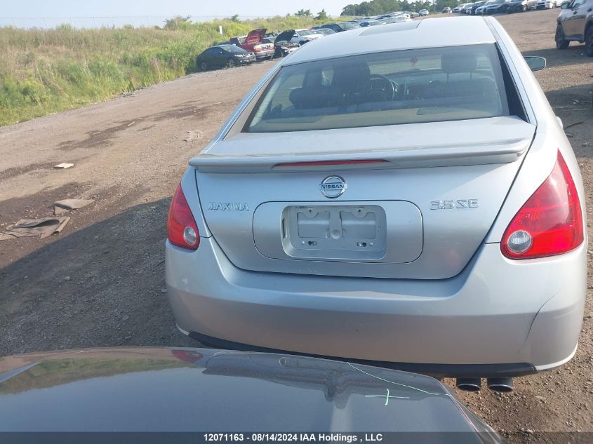 2008 Nissan Maxima Se/Sl VIN: 1N4BA41EX8C803177 Lot: 12071163