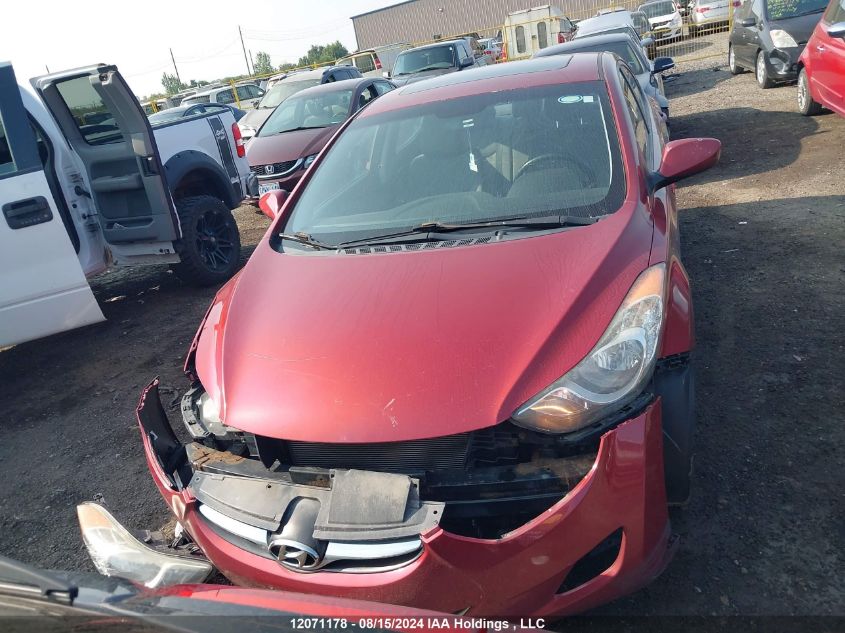 2012 Hyundai Elantra Gls VIN: 5NPDH4AE2CH137251 Lot: 12071178