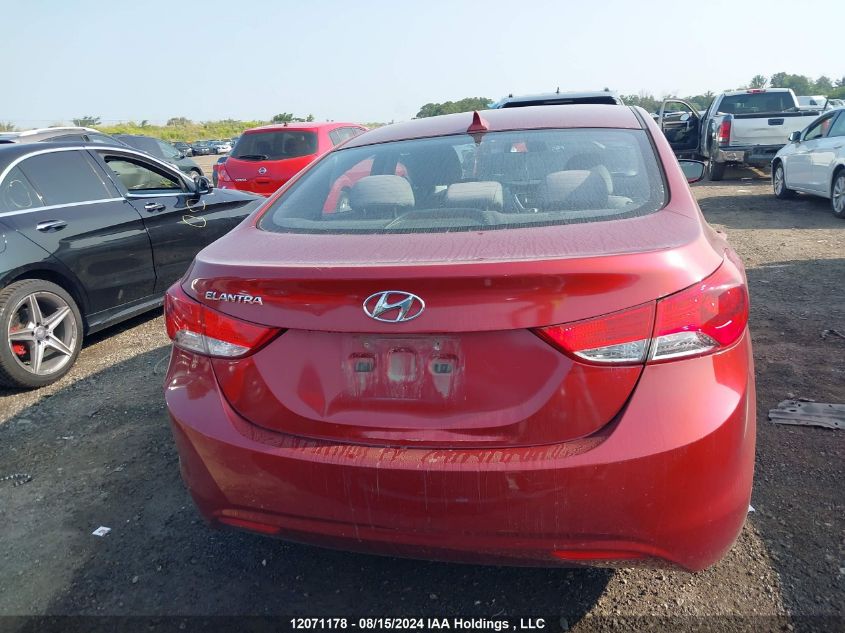 2012 Hyundai Elantra Gls VIN: 5NPDH4AE2CH137251 Lot: 12071178