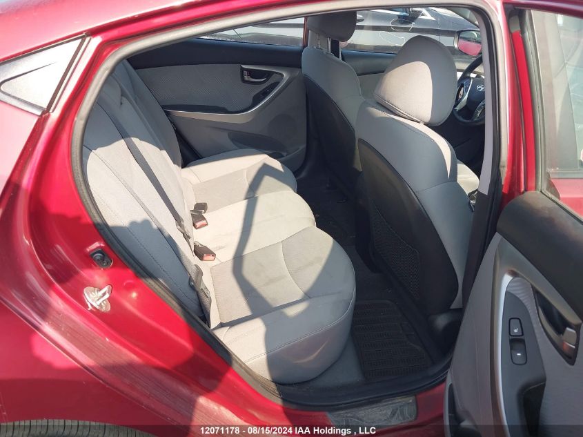 2012 Hyundai Elantra Gls VIN: 5NPDH4AE2CH137251 Lot: 12071178