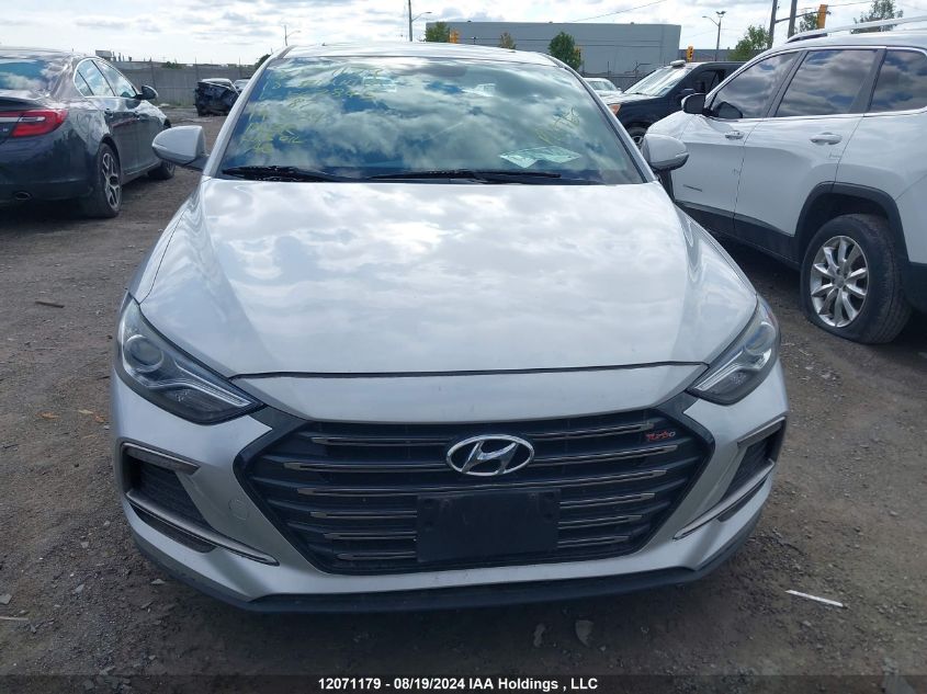 2018 Hyundai Elantra Sport VIN: KMHD04LBXJU567845 Lot: 12071179