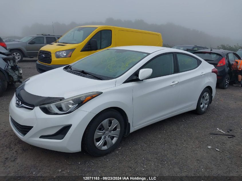 5NPDH4AE5GH666988 2016 HYUNDAI ELANTRA - Image 2