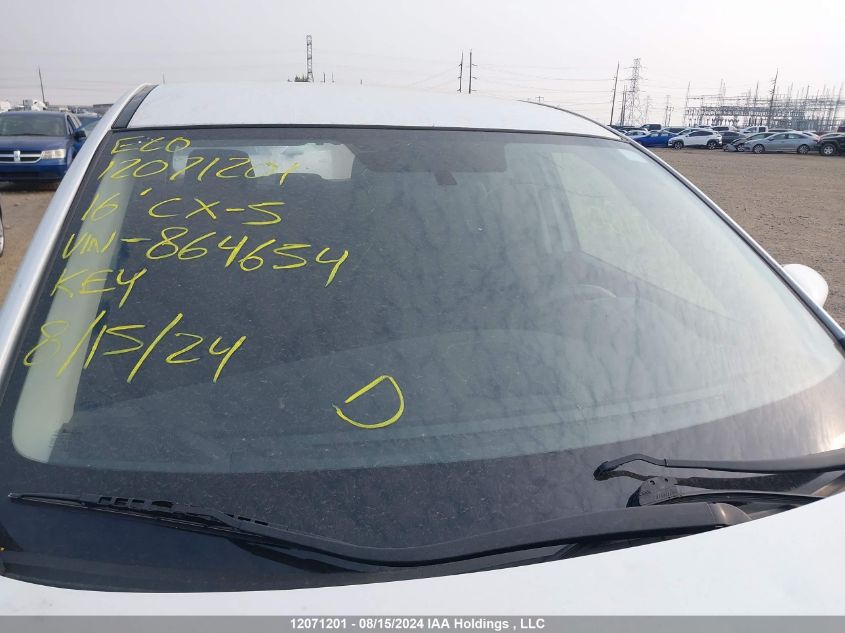 2016 Mazda Cx-5 VIN: JM3KE4BY6G0864654 Lot: 12071201