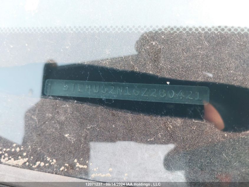 2006 Toyota Tacoma Double Cab Long Bed VIN: 5TEMU52N16Z280421 Lot: 12071237