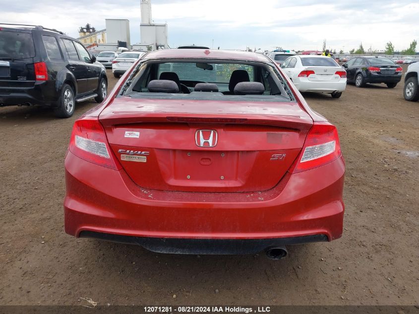 2012 Honda Civic Si Si VIN: 2HGFG4A56CH100337 Lot: 12071281