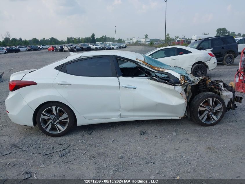 2014 Hyundai Elantra Gl VIN: 5NPDH4AE3EH494313 Lot: 12071289