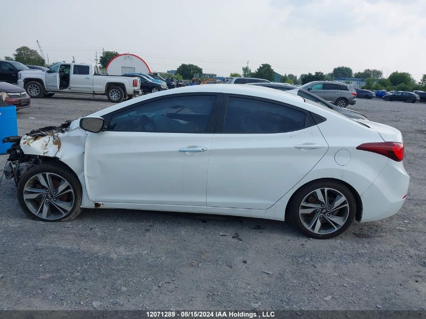 2014 Hyundai Elantra Gl VIN: 5NPDH4AE3EH494313 Lot: 12071289