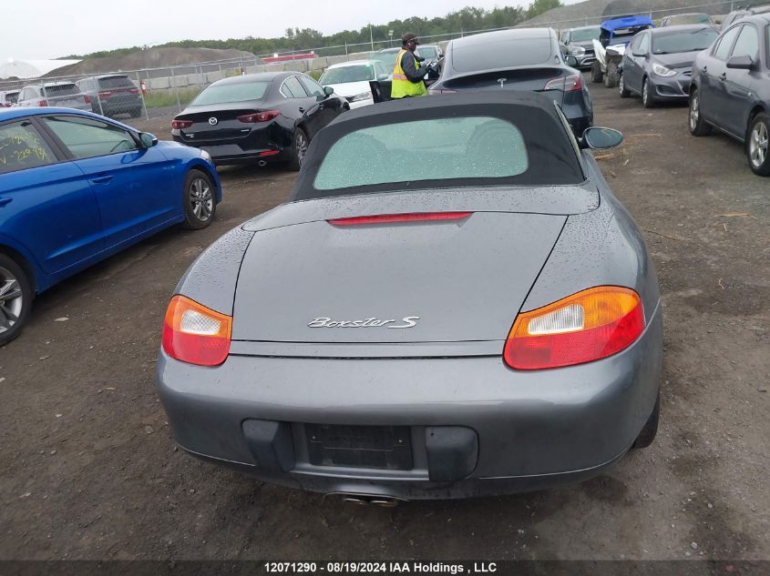 2001 Porsche Boxster S VIN: WP0CB29881U664777 Lot: 12071290