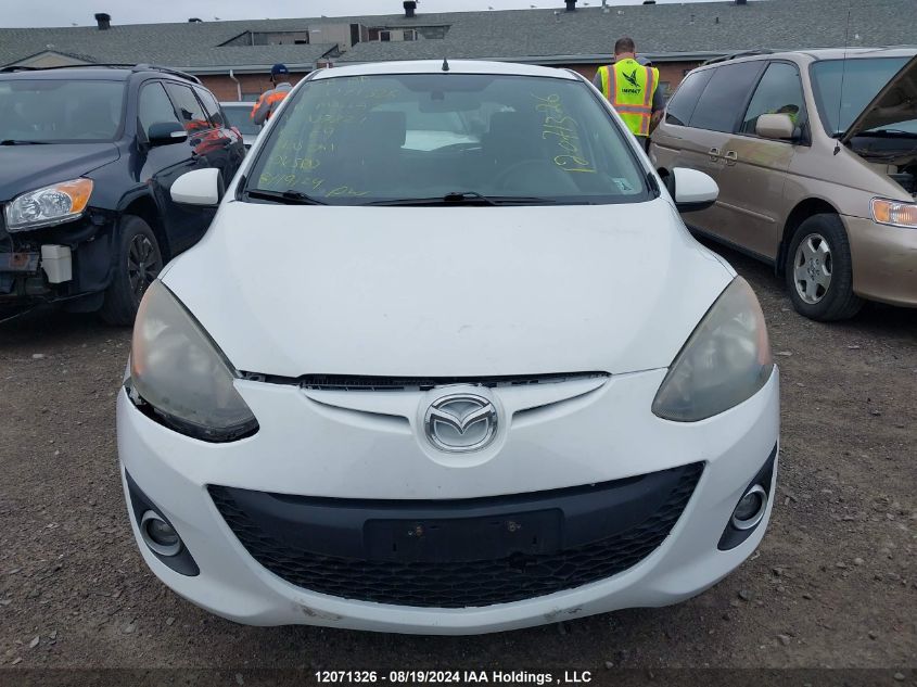 2011 Mazda Mazda2 VIN: JM1DE1HY4B0107221 Lot: 12071326