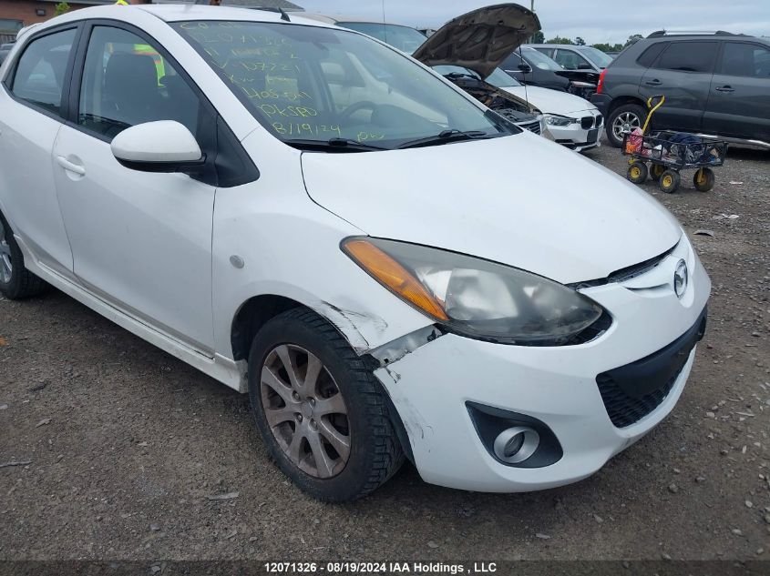 2011 Mazda Mazda2 VIN: JM1DE1HY4B0107221 Lot: 12071326