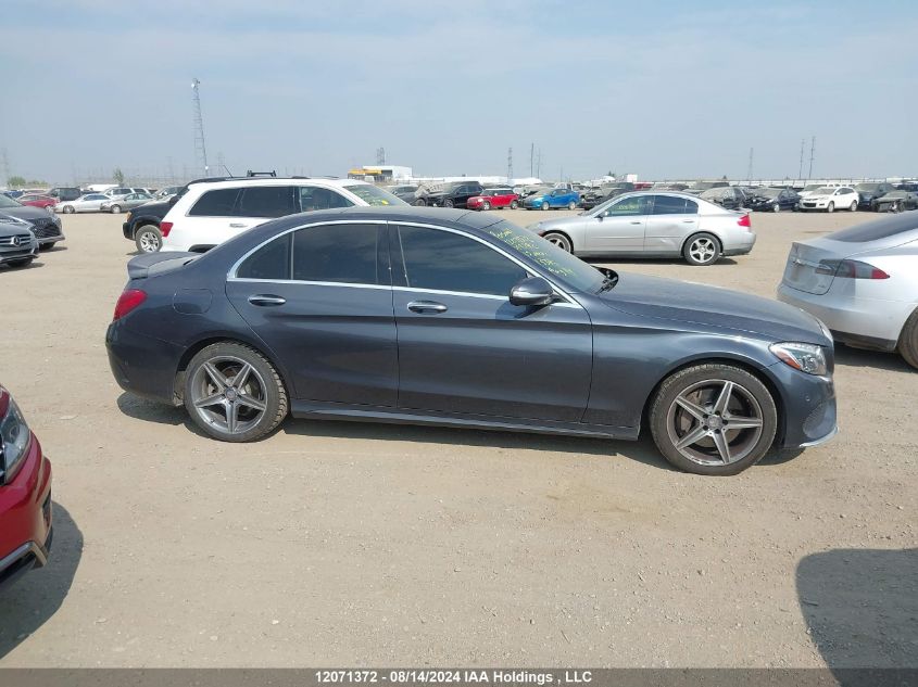 2015 Mercedes-Benz C 300 4Matic VIN: 55SWF4KB5FU018792 Lot: 12071372