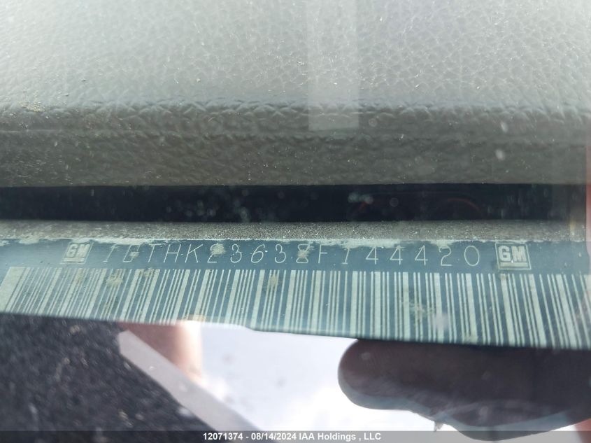 2008 GMC Sierra 2500Hd VIN: 1GTHK23638F144420 Lot: 12071374