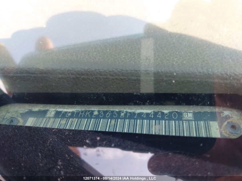 2008 GMC Sierra 2500Hd VIN: 1GTHK23638F144420 Lot: 12071374