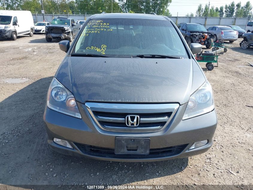 2007 Honda Odyssey VIN: 5FNRL38827B509335 Lot: 12071389