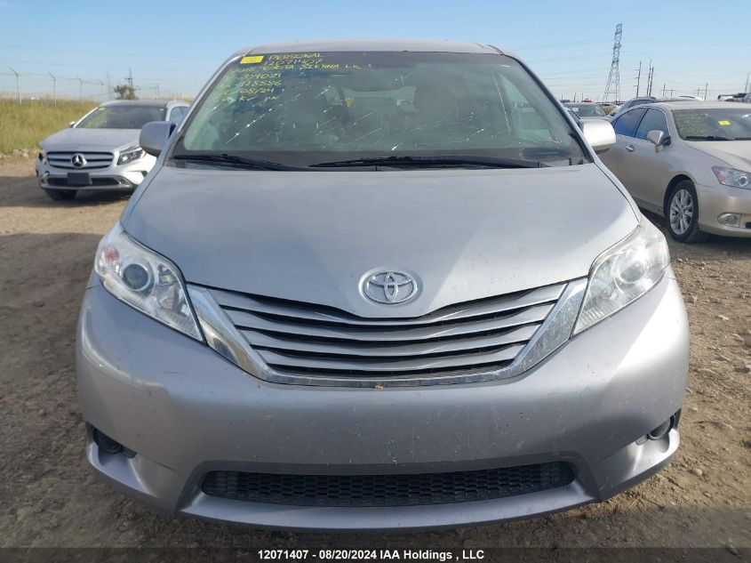 2016 Toyota Sienna Le VIN: 5TDKK3DC1GS709021 Lot: 12071407