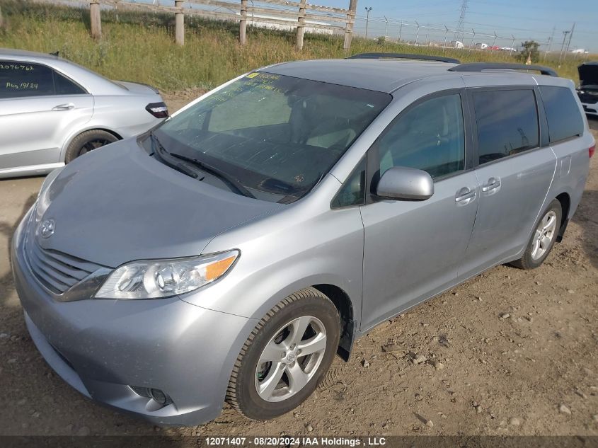 2016 Toyota Sienna Le VIN: 5TDKK3DC1GS709021 Lot: 12071407