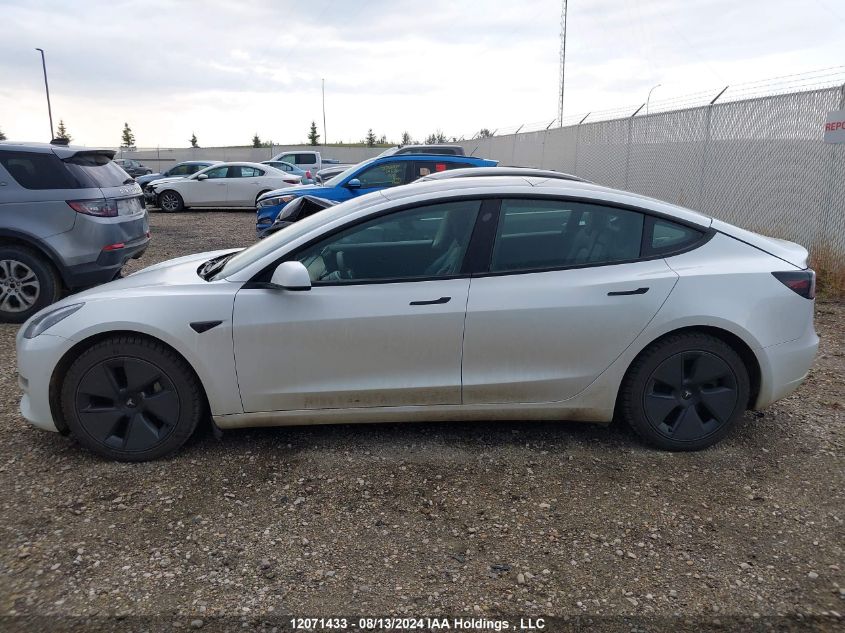 2021 Tesla Model 3 VIN: 5YJ3E1EA7MF914744 Lot: 12071433