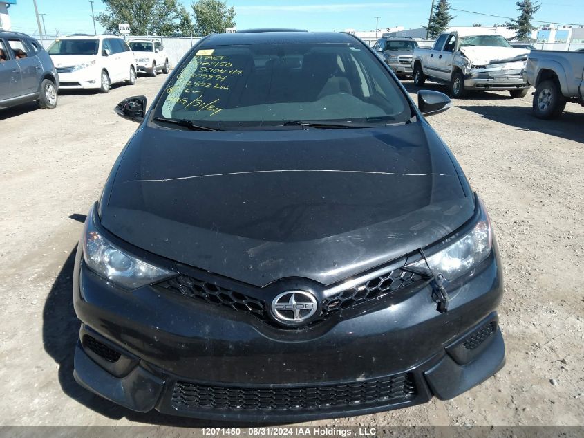 JTNKARJE6GJ509594 2016 Toyota Scion Im