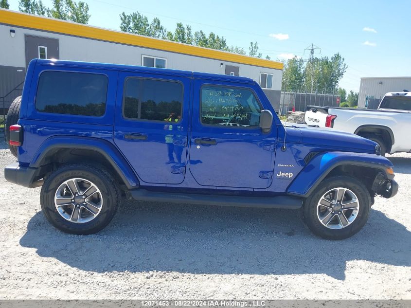 2019 Jeep Wrangler Unlimited Sahara VIN: 1C4HJXEN1KW607294 Lot: 12071453