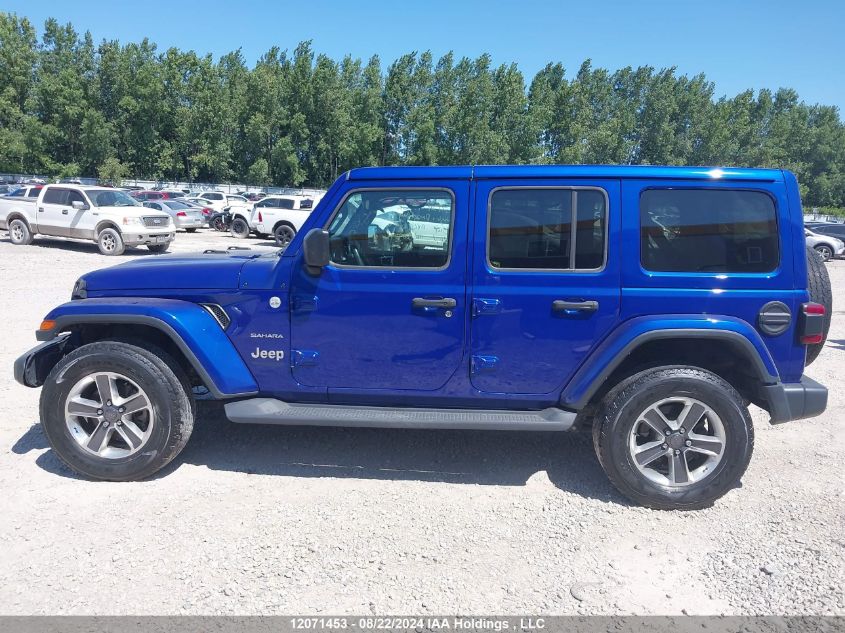 2019 Jeep Wrangler Unlimited Sahara VIN: 1C4HJXEN1KW607294 Lot: 12071453