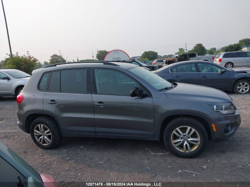 2014 Volkswagen Tiguan VIN: WVGHV3AX8EW579014 Lot: 12071478