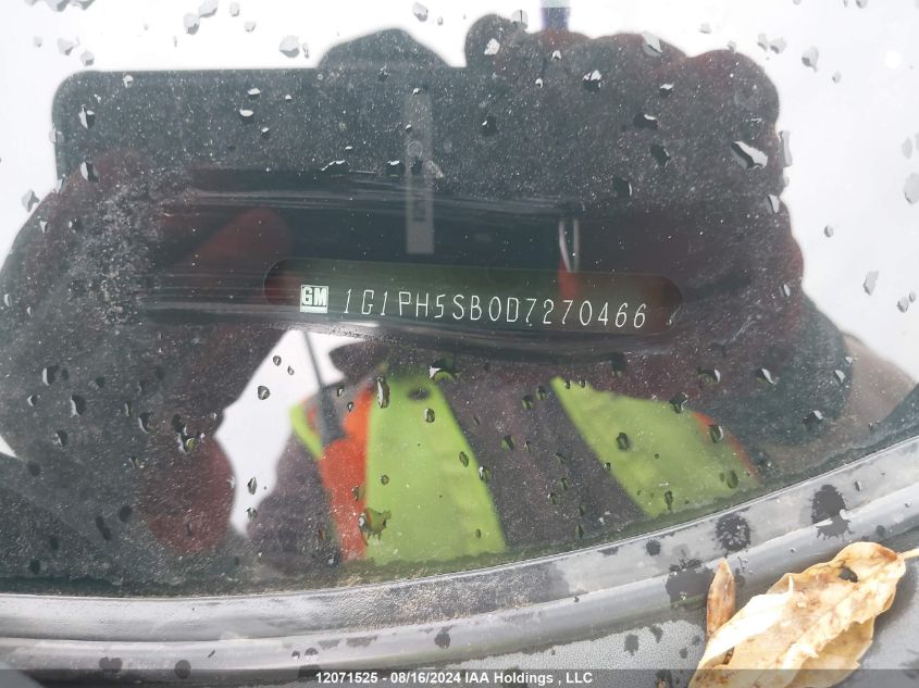 2013 Chevrolet Cruze VIN: 1G1PH5SB0D7270466 Lot: 12071525