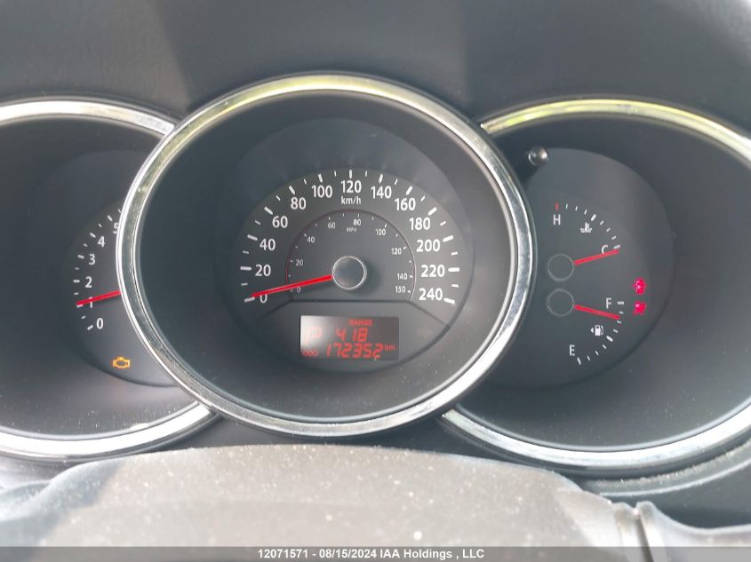 2012 Kia Sorento VIN: 5XYKUCA65CG217754 Lot: 12071571