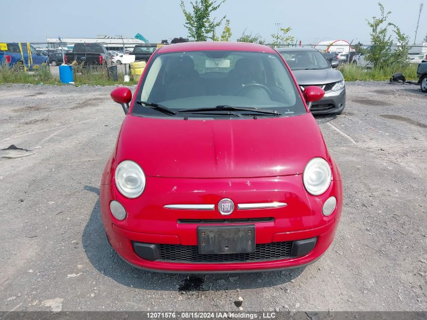 2012 Fiat 500 Pop VIN: 3C3CFFAR8CT122791 Lot: 12071576