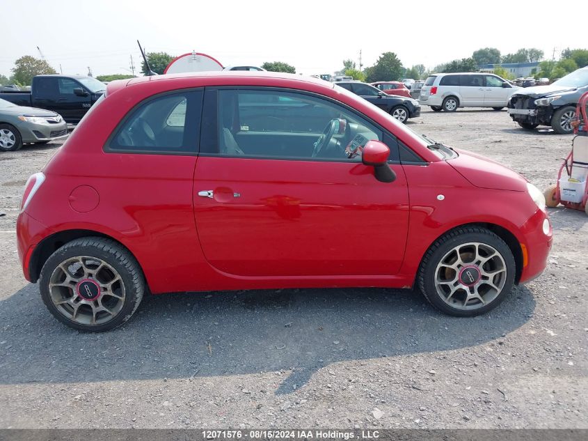 2012 Fiat 500 Pop VIN: 3C3CFFAR8CT122791 Lot: 12071576