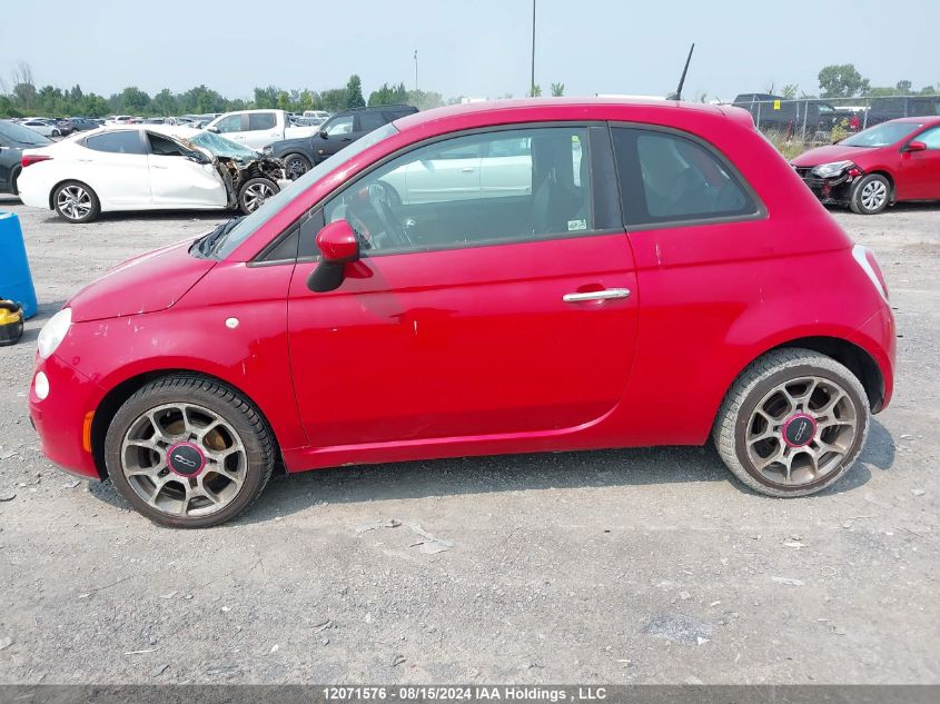2012 Fiat 500 Pop VIN: 3C3CFFAR8CT122791 Lot: 12071576