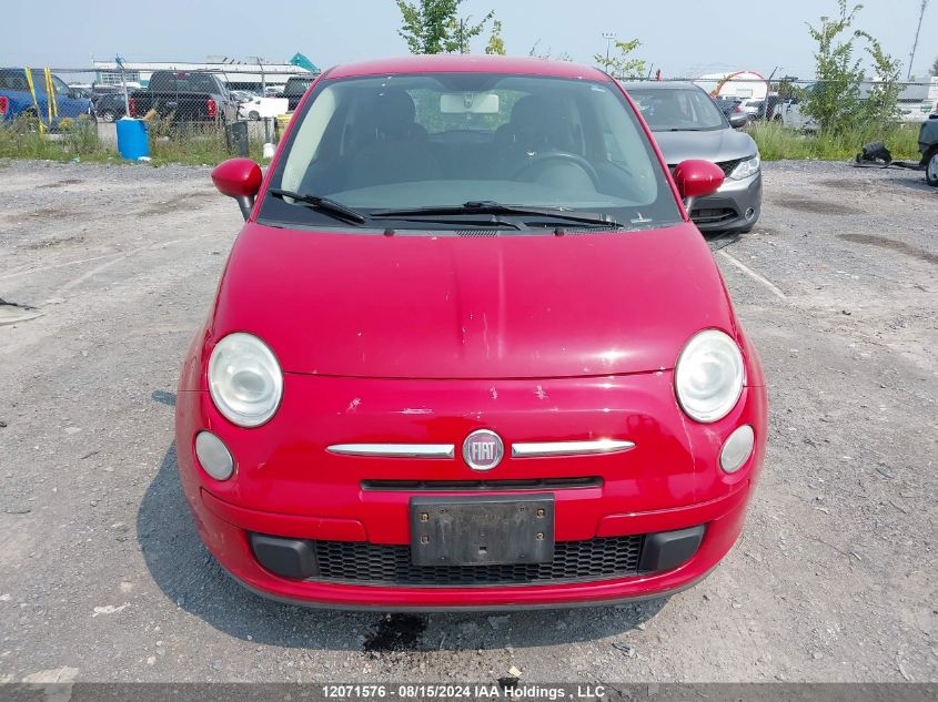 2012 Fiat 500 Pop VIN: 3C3CFFAR8CT122791 Lot: 12071576