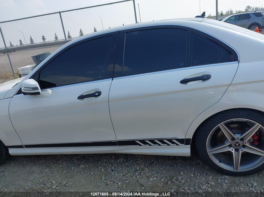 2014 Mercedes-Benz C-Class VIN: WDDGF8AB0EG155938 Lot: 12071605