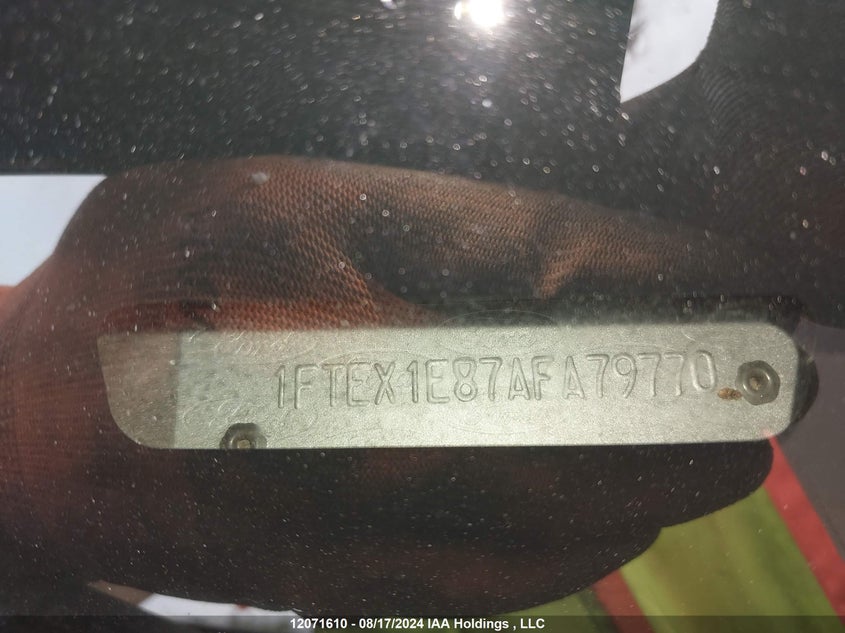 2010 Ford F-150 VIN: 1FTEX1E87AFA79770 Lot: 12071610