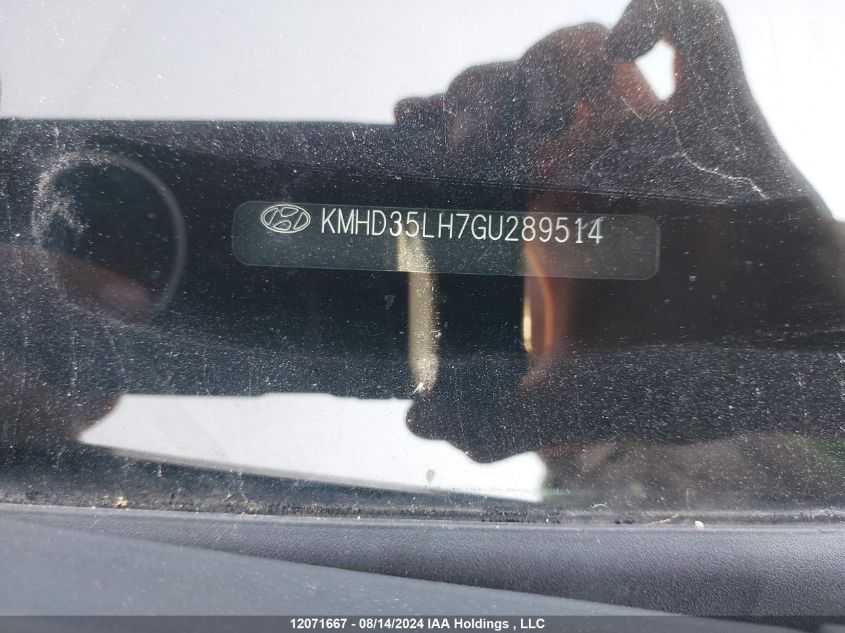 2016 Hyundai Elantra Gt Gls VIN: KMHD35LH7GU289514 Lot: 12071667