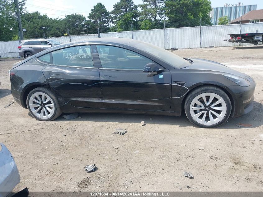 2022 Tesla Model 3 VIN: 5YJ3E1EB9NF277981 Lot: 12071684