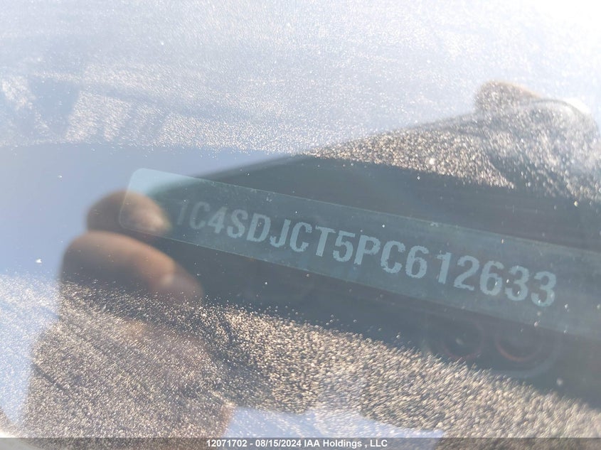 2023 Dodge Durango R/T VIN: 1C4SDJCT5PC612633 Lot: 12071702