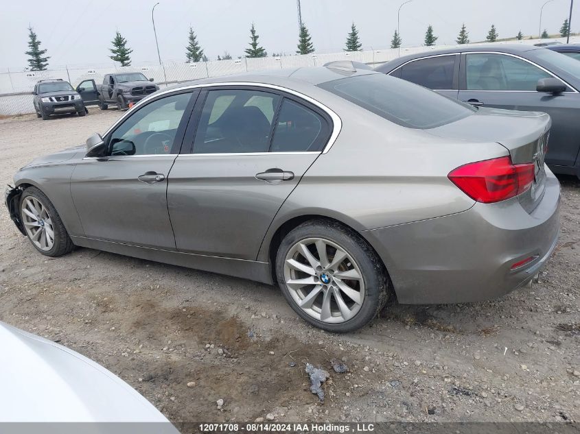 2016 BMW 3 Series VIN: WBA8E3C54GK504074 Lot: 12071708