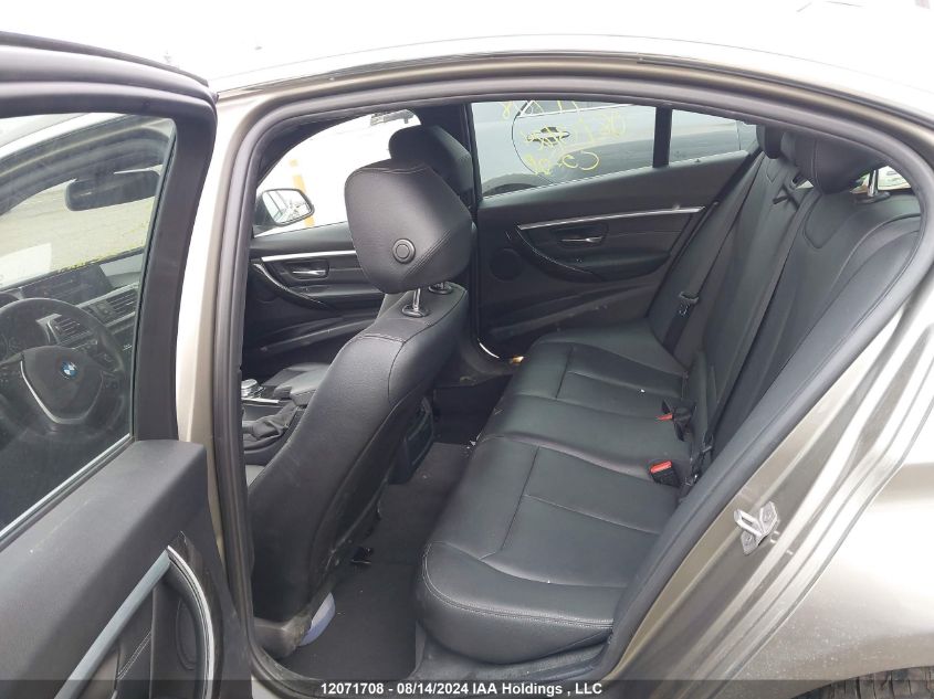 2016 BMW 3 Series VIN: WBA8E3C54GK504074 Lot: 12071708