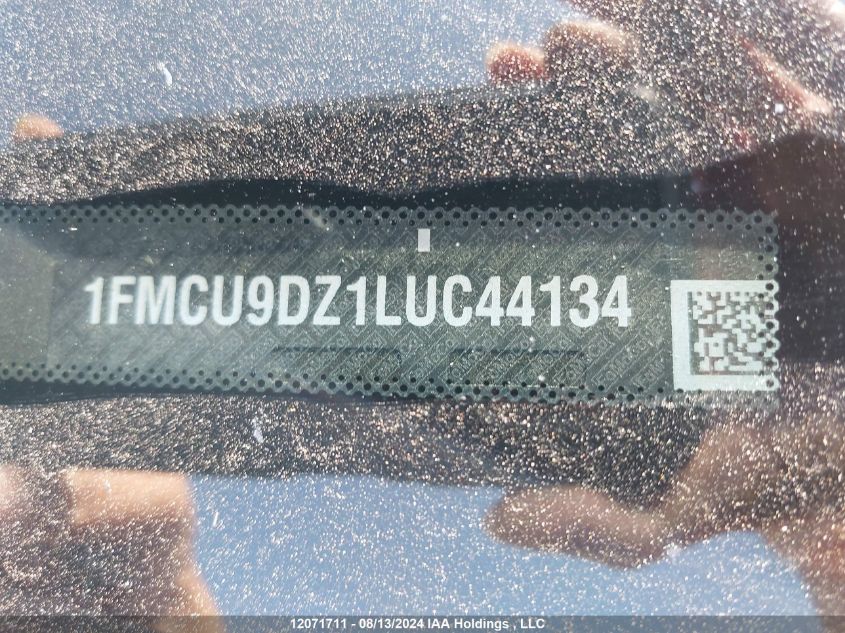 2020 Ford Escape Titanium VIN: 1FMCU9DZ1LUC44134 Lot: 12071711