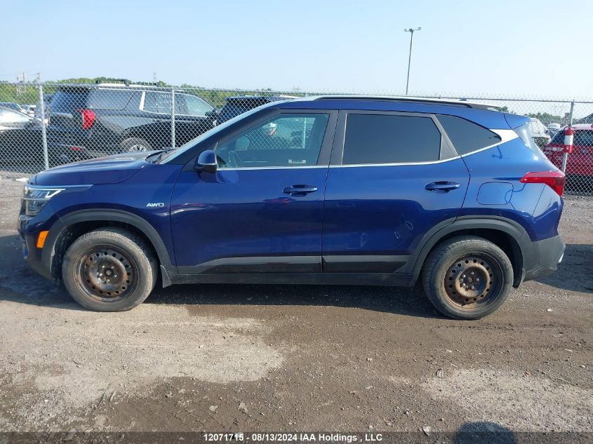 2021 Kia Seltos Ex VIN: KNDERCAA1M7114221 Lot: 12071715