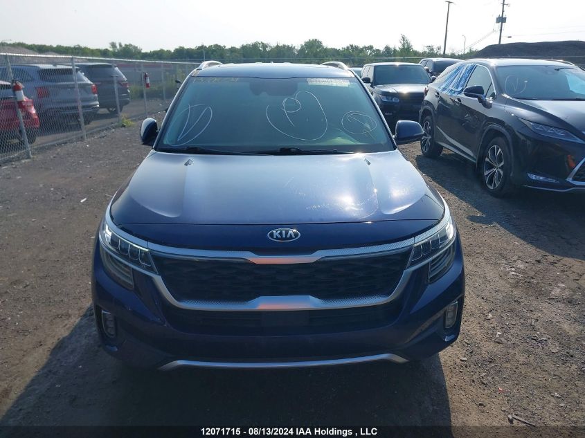 2021 Kia Seltos Ex VIN: KNDERCAA1M7114221 Lot: 12071715