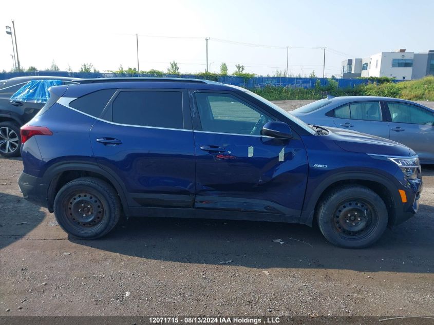 2021 Kia Seltos Ex VIN: KNDERCAA1M7114221 Lot: 12071715