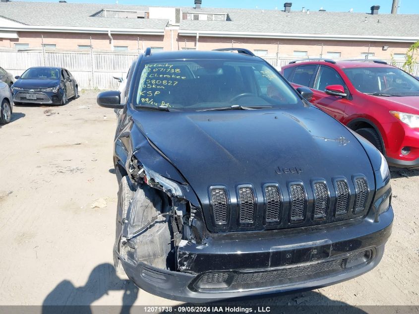 2018 Jeep Cherokee Sport VIN: 1C4PJMAX0JD580827 Lot: 12071738