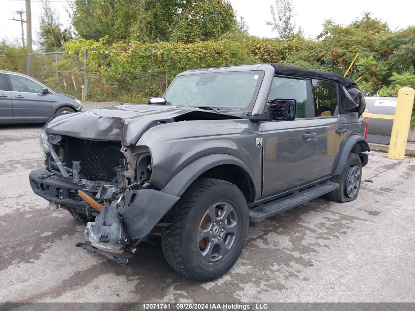 2022 Ford Bronco Big Bend/Black Diamond/Outer Banks VIN: 1FMDE5BH7NLB35917 Lot: 12071741